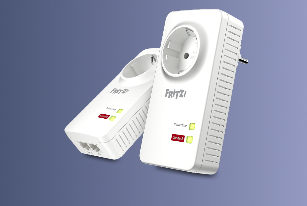 FRITZ!Powerline Netzwerk über die Steckdose