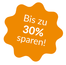 Bis zu 30% sparen Badge