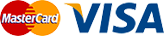 Mastercard und VISA Logo